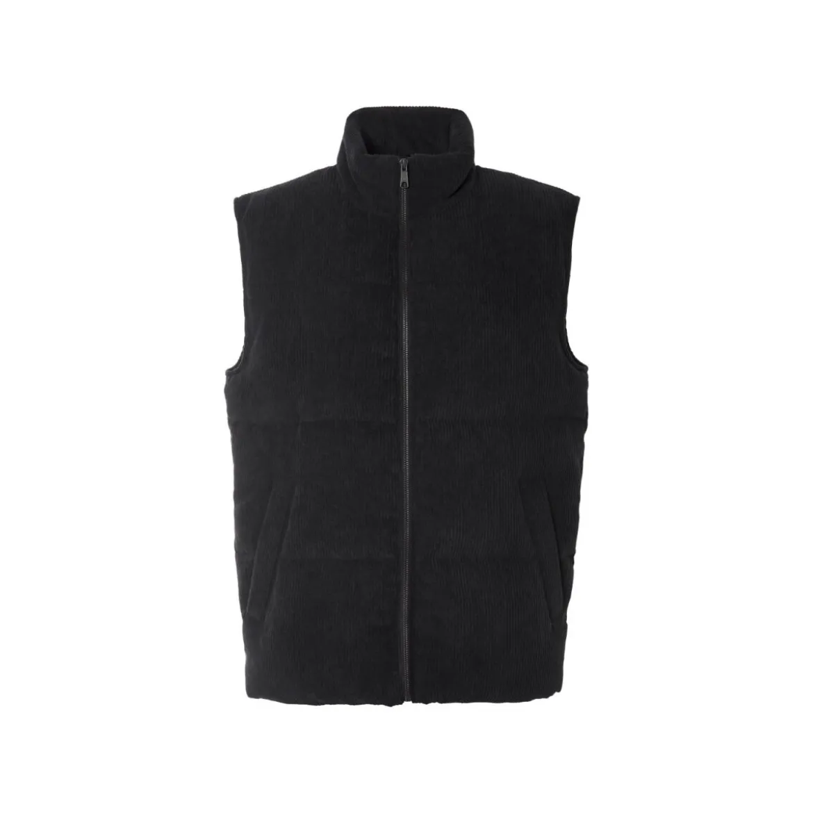 esmara Men Herren Cordweste, mit Innentasche (Schwarz, L (52/54)) - B-Ware neuwertig