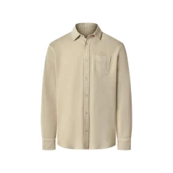 Esmara® MEN Herren Freizeithemd, L, beige - B-Ware neuwertig