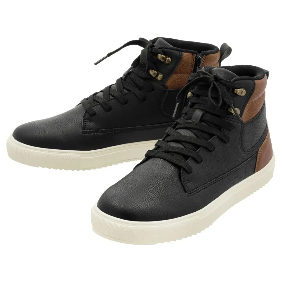 esmara® MEN Herren-Freizeitschuhe, 42, schwarz/braun - B-Ware sehr gut