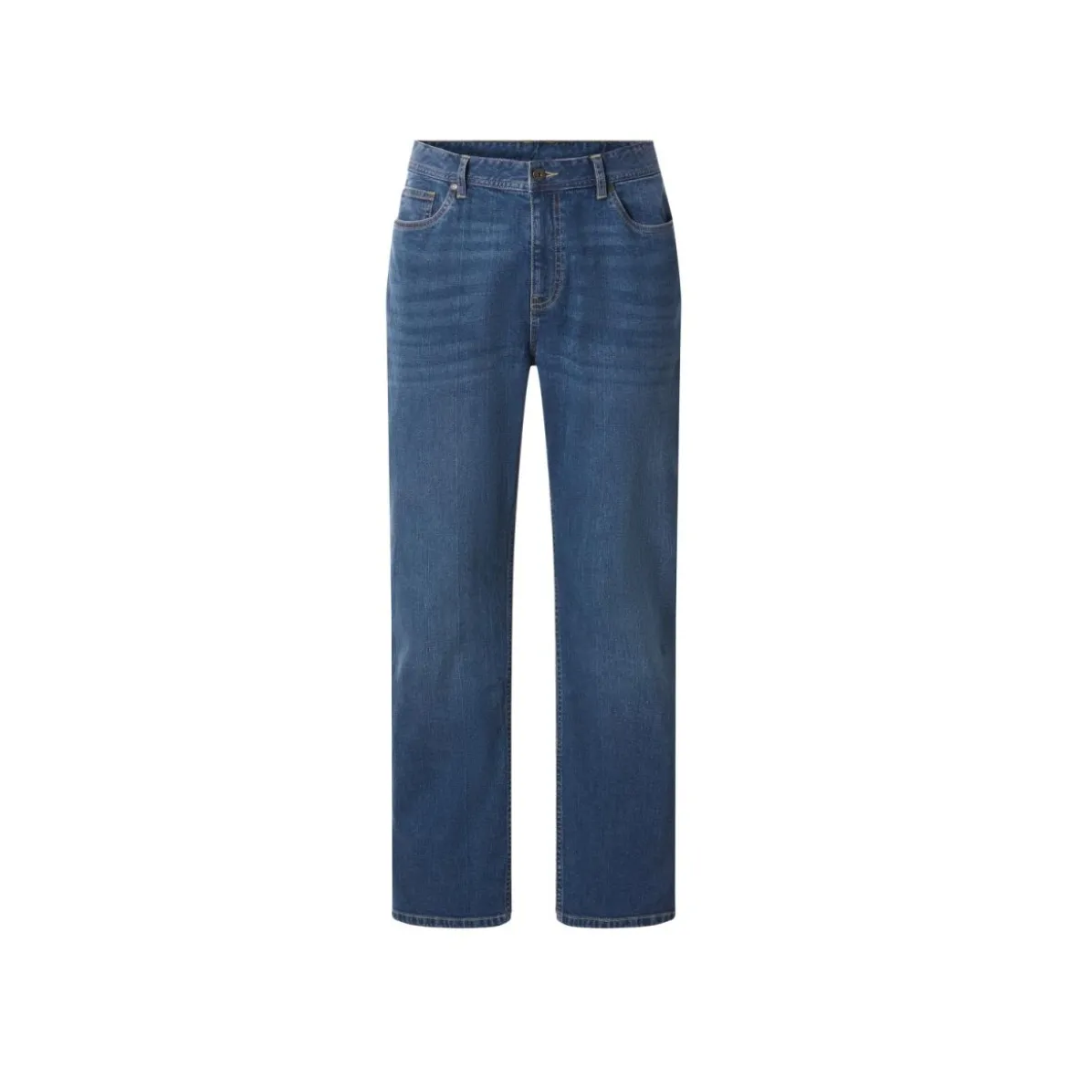 esmara® MEN Herren-Jeans, Relaxed Fit, normale Leibhöhe, 52, blau - B-Ware neuwertig