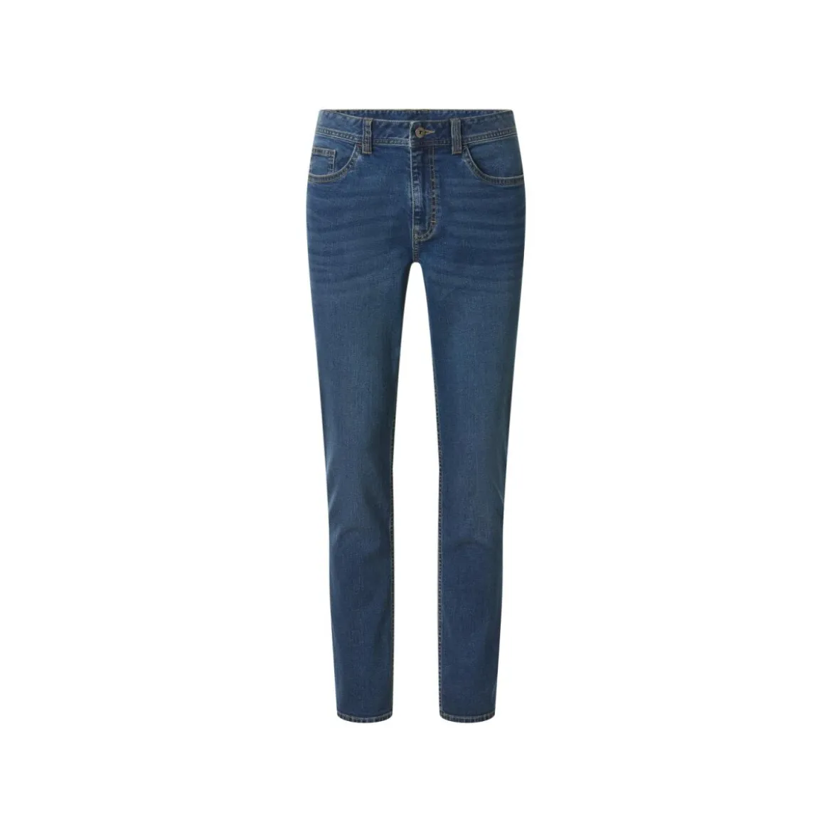 esmara® MEN Herren-Jeans, Slim Fit, 50, blau - B-Ware neuwertig