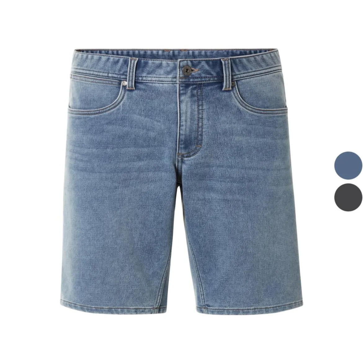 esmara Men Herren Sweatdenim-Shorts, im 5-Pocket-Style - B-Ware