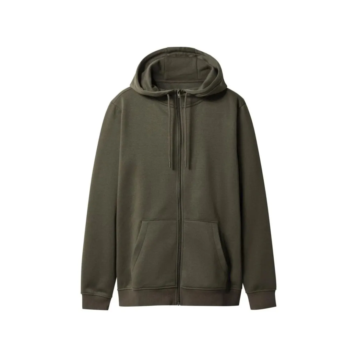 esmara® MEN Sweatjacke, M, grün - B-Ware neuwertig