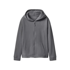esmara® 2-teiliger Fleece-Hausanzug, für Damen, S, grau - B-Ware neuwertig