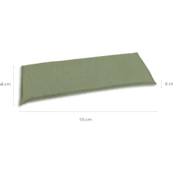 GO-DE Textil Gartenauflage / Kissen, wasserabweisend, pflegeleicht - B-Ware