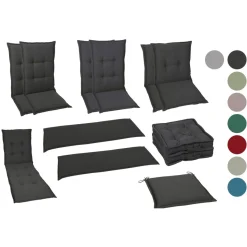 GO-DE Textil Gartenauflage / Kissen, wasserabweisend, pflegeleicht - B-Ware