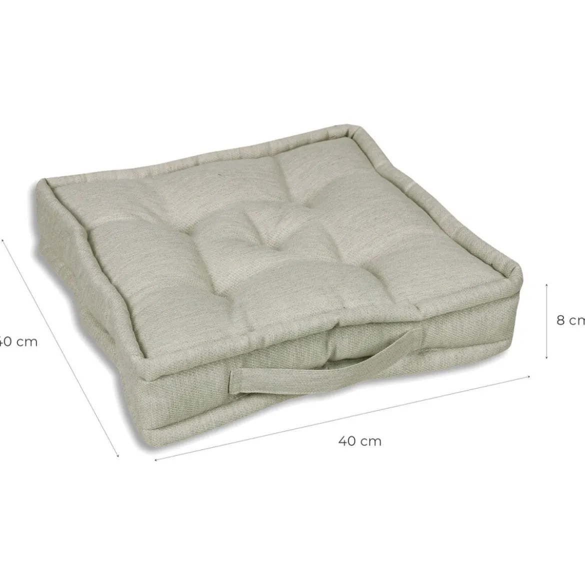 GO-DE Textil Gartenauflage / Kissen, wasserabweisend, pflegeleicht - B-Ware