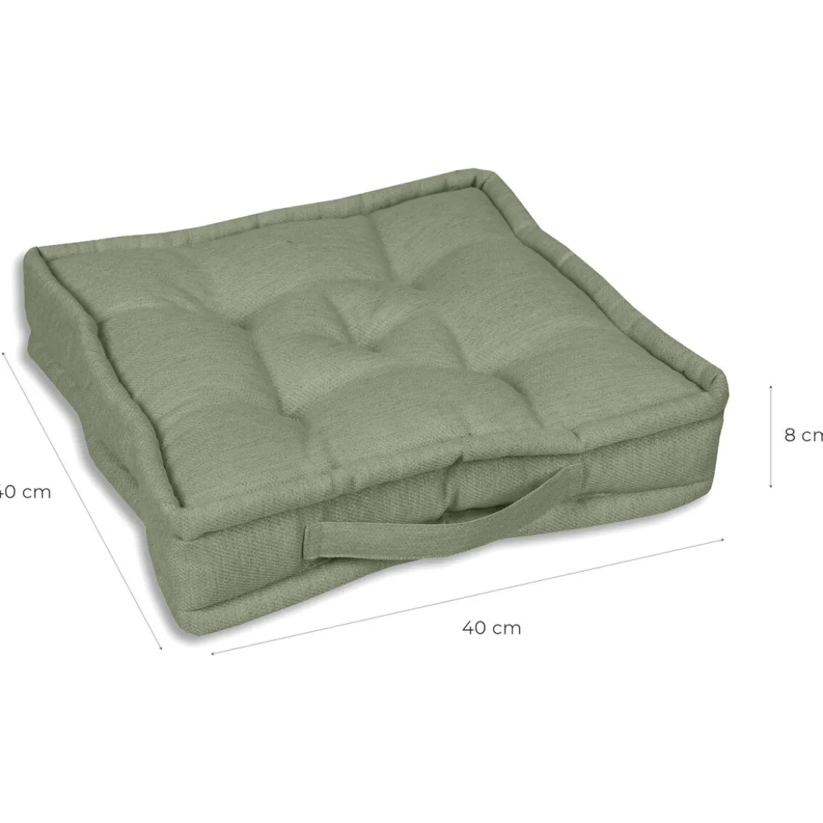 GO-DE Textil Gartenauflage / Kissen, wasserabweisend, pflegeleicht - B-Ware