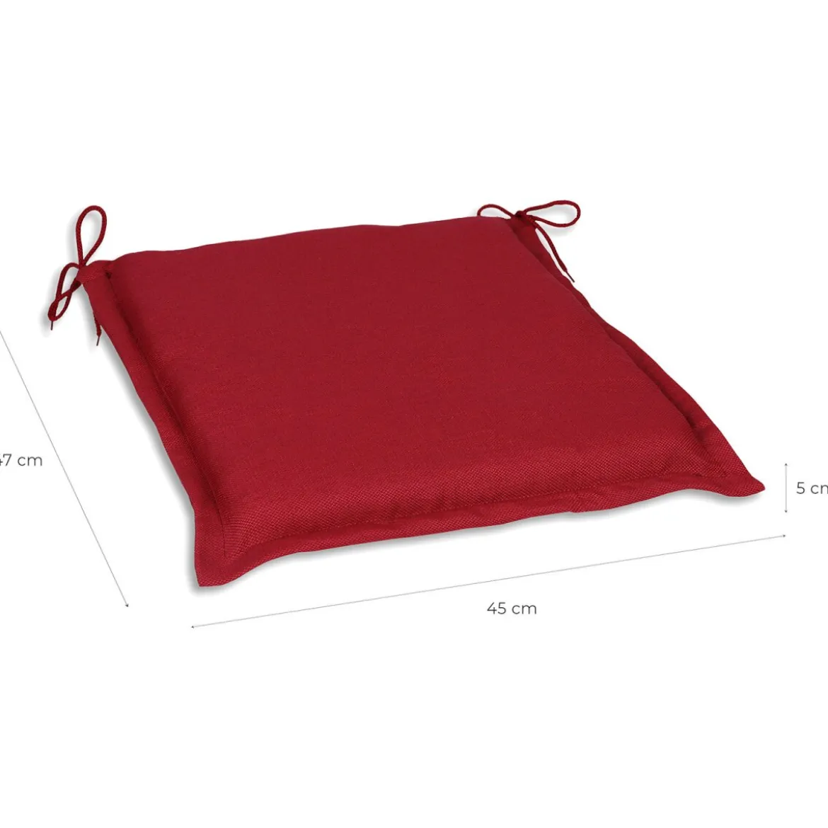 GO-DE Textil Gartenauflage / Kissen, wasserabweisend, pflegeleicht - B-Ware