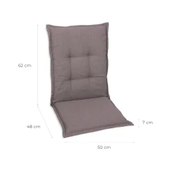 GO-DE Textil Gartenauflage / Kissen, wasserabweisend, pflegeleicht - B-Ware
