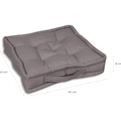 GO-DE Textil Gartenauflage / Kissen, wasserabweisend, pflegeleicht - B-Ware