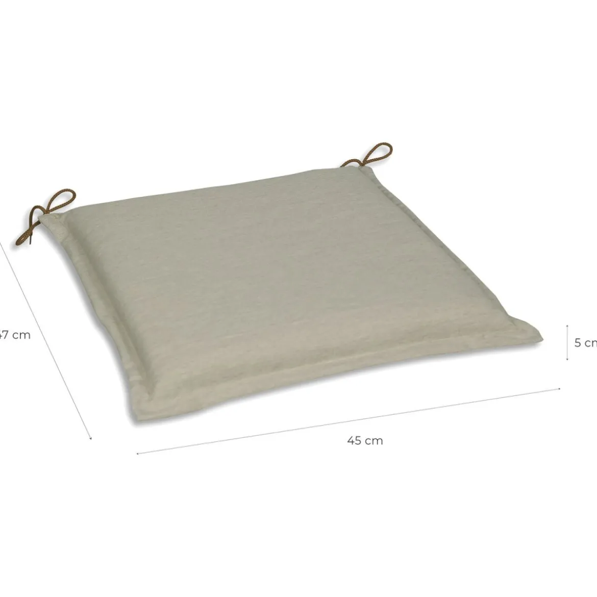 GO-DE Textil Gartenauflage / Kissen, wasserabweisend, pflegeleicht - B-Ware