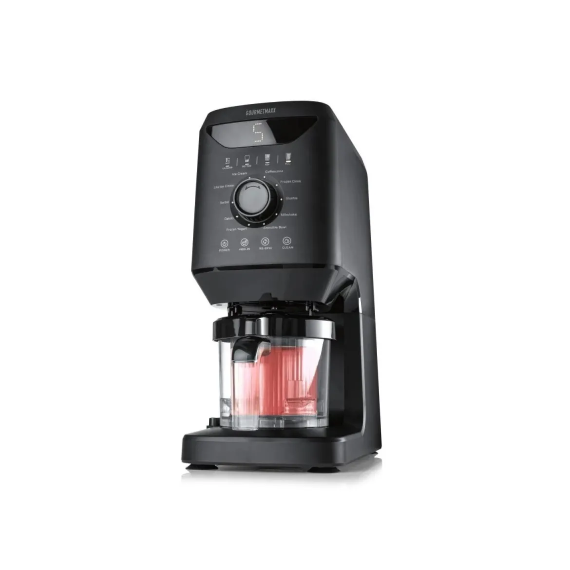 GOURMETmaxx Eismaschine 19370, 800W, 2x 500ml, schwarz - B-Ware sehr gut