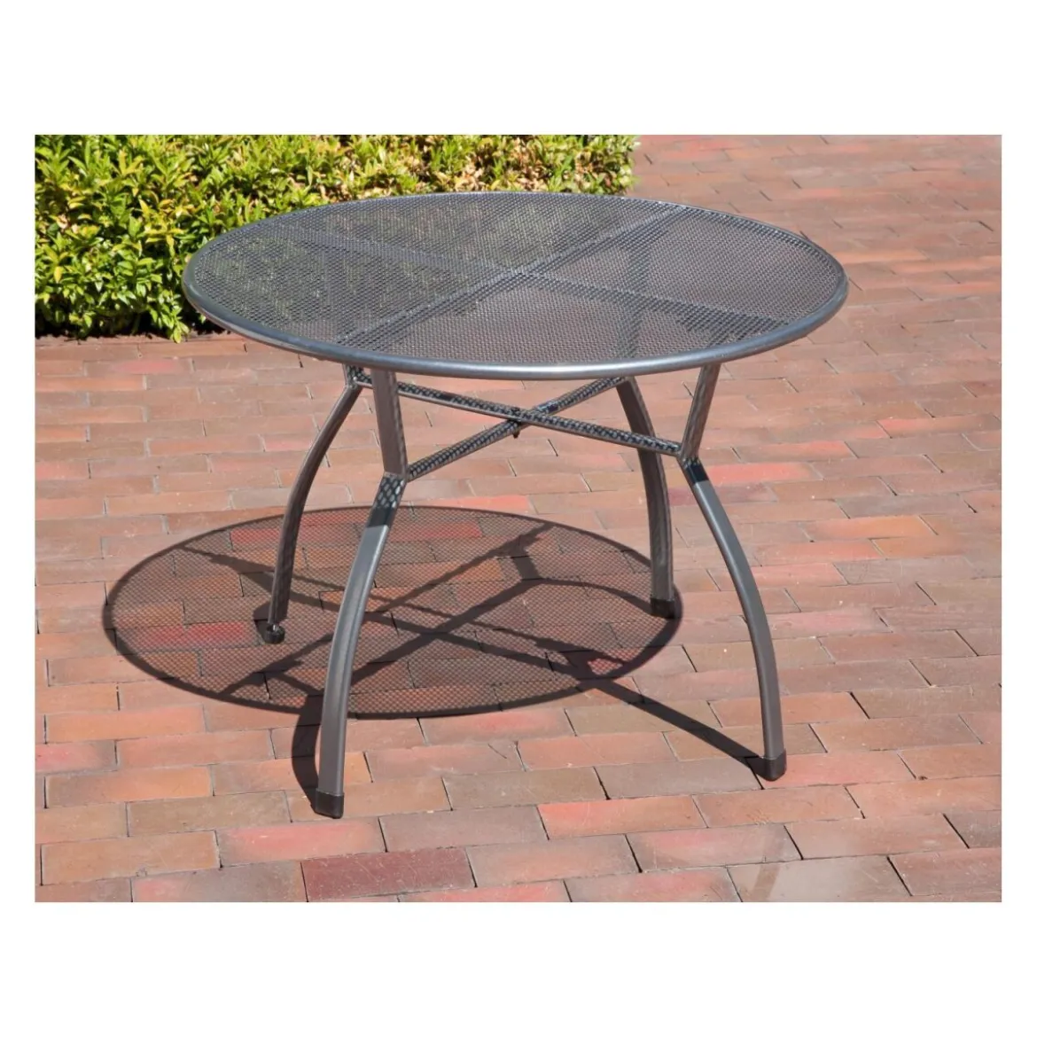 GREEMOTION Gartentischgruppe »Toulouse« (Tisch + 4 Stapelstühle, Ø100 x 74 cm) - B-Ware sehr gut