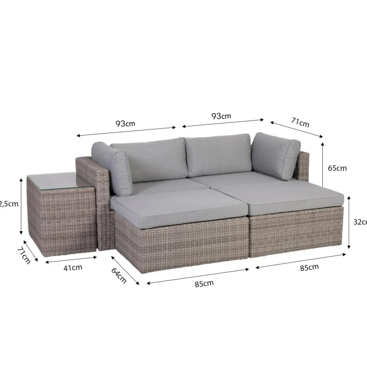 Greemotion Lounge-Set Palma - B-Ware