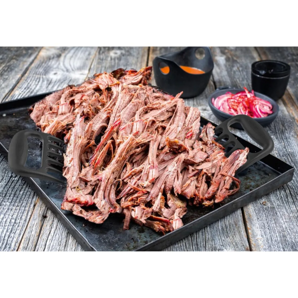 GRILLMEISTER Burger-Set / Pulled-Pork-Set (Starter-Kit BBQ) - B-Ware neuwertig