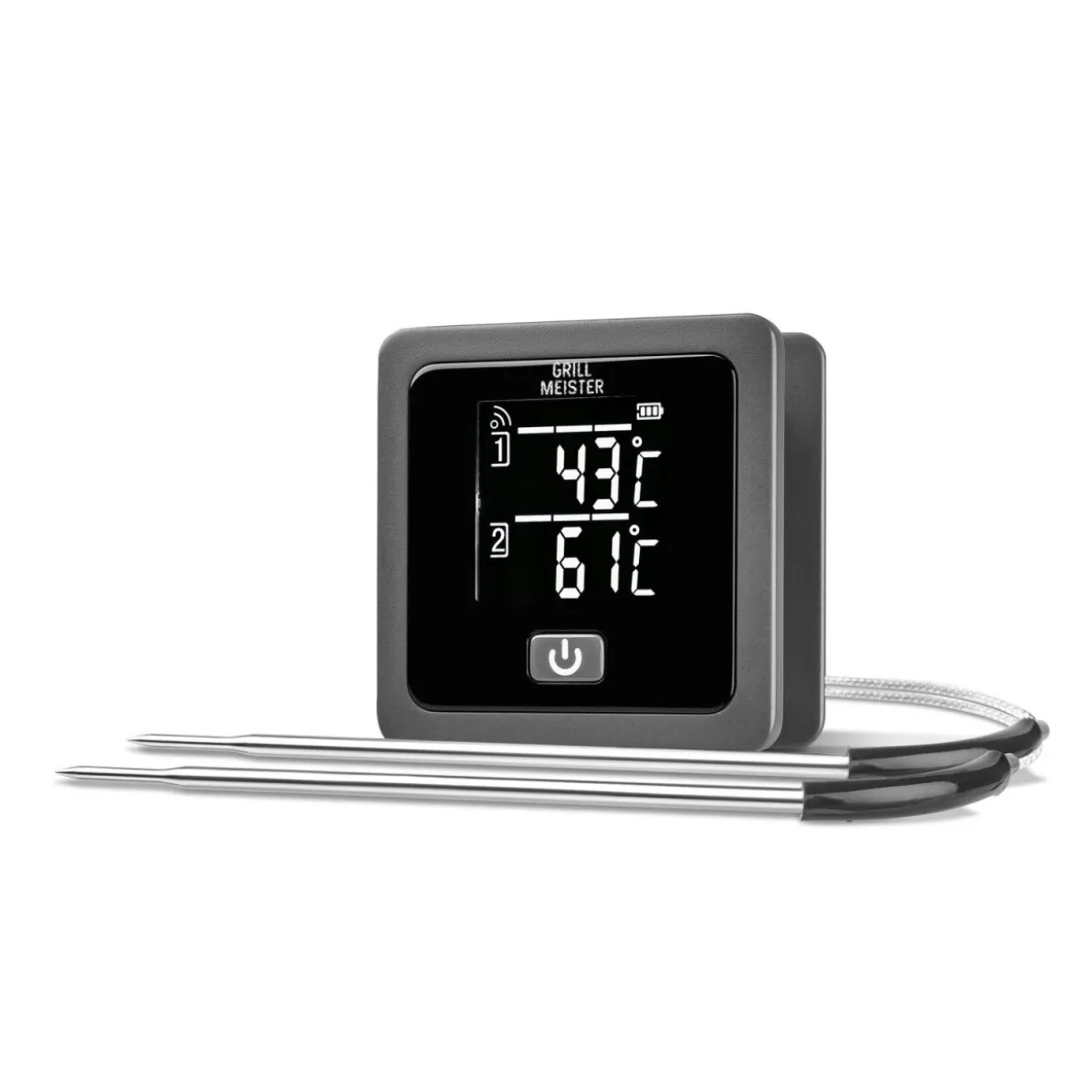 GRILLMEISTER Funk-Grillthermometer »GFGT 433 B2« / Bluetooth®-Grillthermometer »CFGT 433 B2« (Bluetooth) - B-Ware sehr gut