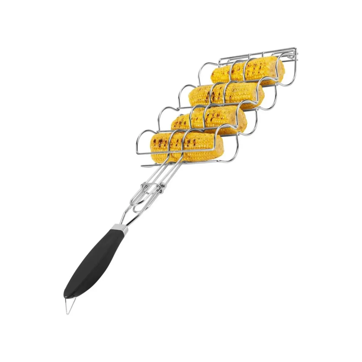 GRILLMEISTER Grillkorb/ Grillguthalter, Edelstahl (Maisgrillkorb) - B-Ware sehr gut