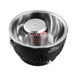 GRILLMEISTER Holzkohlegrill GAG 34 D1, mit Aktivbelüftung - B-Ware