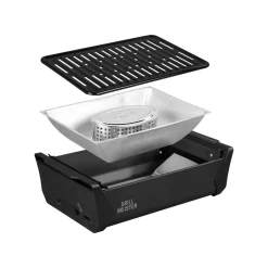 GRILLMEISTER Holzkohlegrill mit Aktivbelüftung »KANSAS«, kabellos - B-Ware