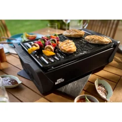 GRILLMEISTER Holzkohlegrill mit Aktivbelüftung »KANSAS«, kabellos - B-Ware