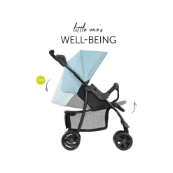 hauck Kinderwagen »Shopper Trioset«, Babywanne und Sportsitz (blau) - B-Ware sonstiges