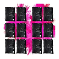 Hawwwy Pulver für Holi Festival, Babyparty Geschlechts Offenbarung, 12 Packungen, 2,5 oz, pink - B-Ware