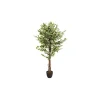 HJH OFFICE Kunstpflanze / Kunstbaum FICUS Kunststoff - B-Ware sehr gut