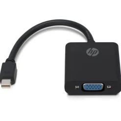 HP Mini DisplayPort auf VGA Adapter 0,1m, schwarz - B-Ware neuwertig