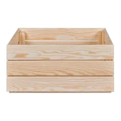 Inter Link Holzkiste »Valloni«, 3er Set, natur unbehandelt (M) - B-Ware sehr gut
