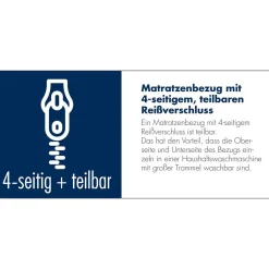 irisette® 7-Zonen Tonnentaschenfederkern-Matratze »Sylt«, H2, 100 x 200 cm - B-Ware neuwertig