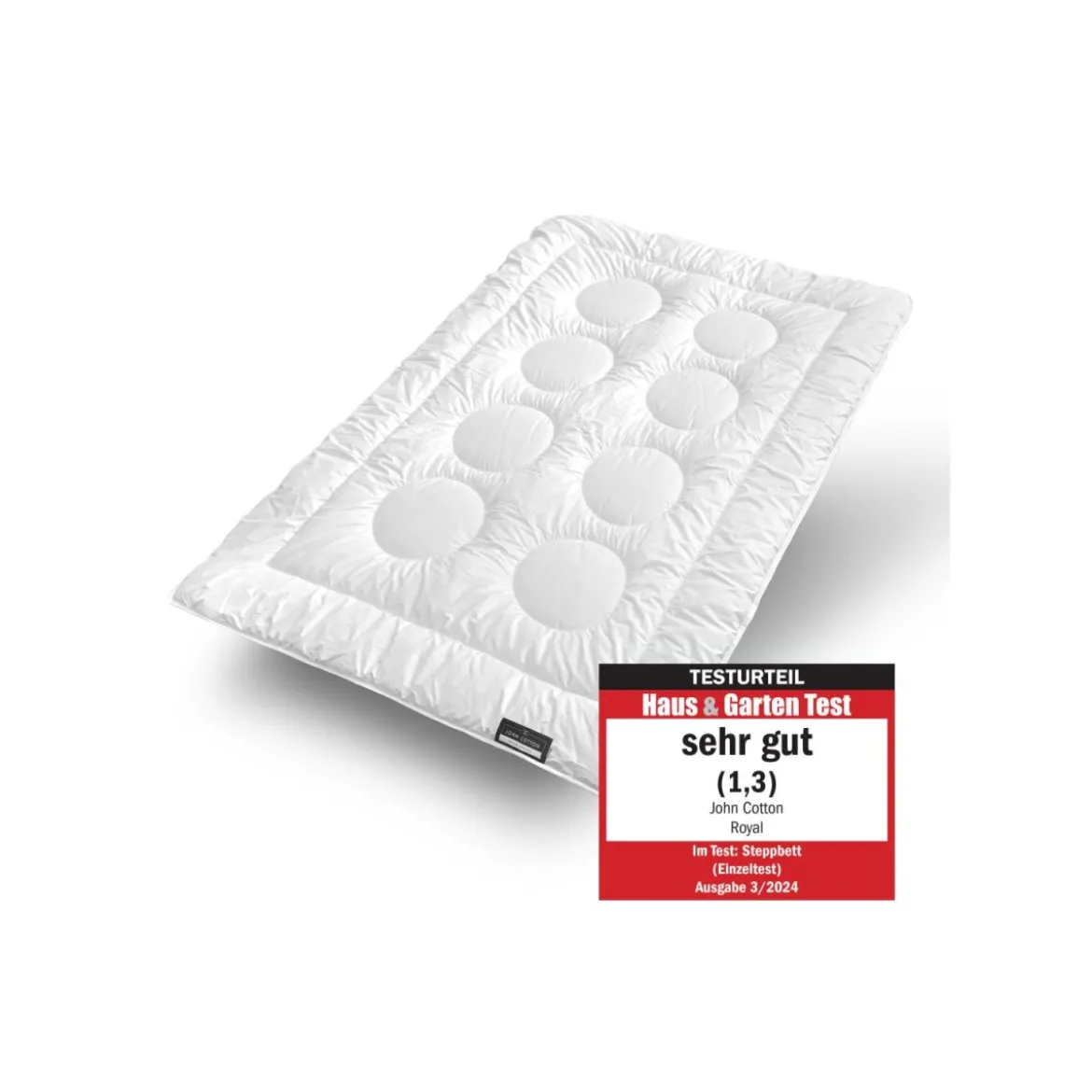 JOHN COTTON Ganzjahres-Steppbett »Royal« - B-Ware