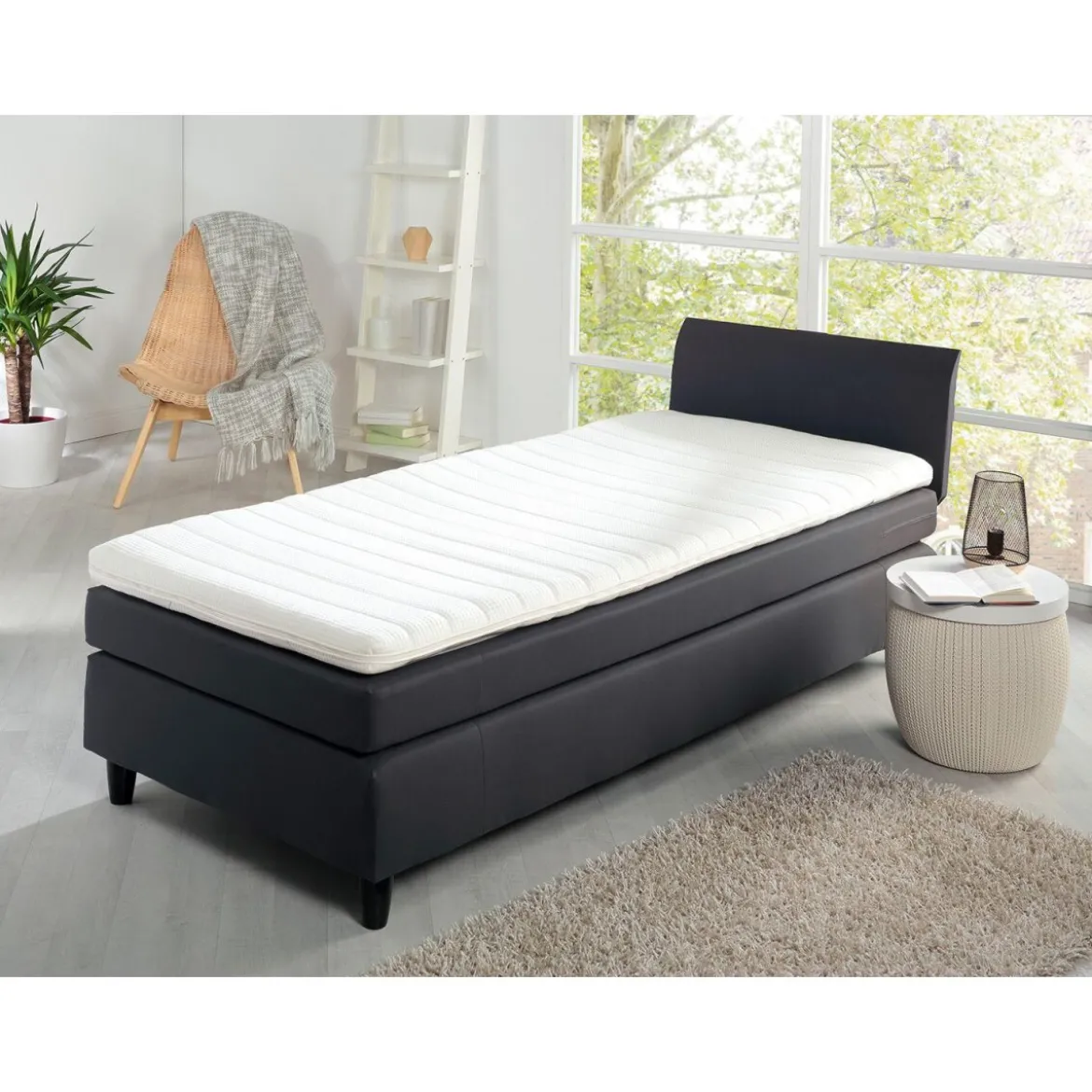 John Cotton Topper »Pantera«, mit Kaltschaumkern, atmungsaktiv, allergikergeeignet, 80 x 200 cm - B-Ware sehr gut