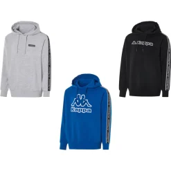 Kappa Herren Sweathoodie, Regular Fit, mit Kängurutasche - B-Ware