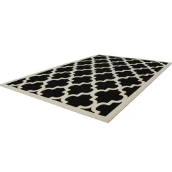 KAYOOM Designerteppich Manolya 2097, 200 x 290 cm, schwarz - B-Ware neuwertig