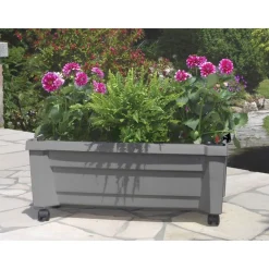 KHW Calypso Pflanzkasten mit Bewässerungssystem, B 79 x T 35 x H 33 cm - B-Ware