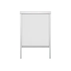 Lichtblick Dachfensterrollo Skylight, für Velux-Fenster, verdunkelnd, wärmeisolierend, 97,3 x 122 cm, SK08, weiß - B-Ware neuwertig
