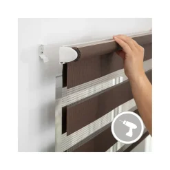 LICHTBLICK Duo Rollo Klemmfix, ohne Bohren, ab 45 x 150 cm - B-Ware