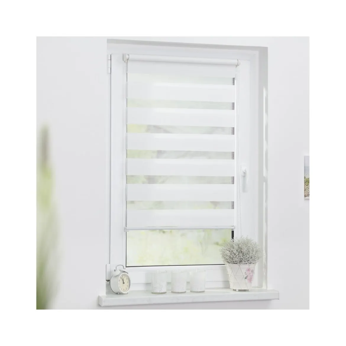 LICHTBLICK Duo Rollo Klemmfix, ohne Bohren, ab 45 x 150 cm - B-Ware