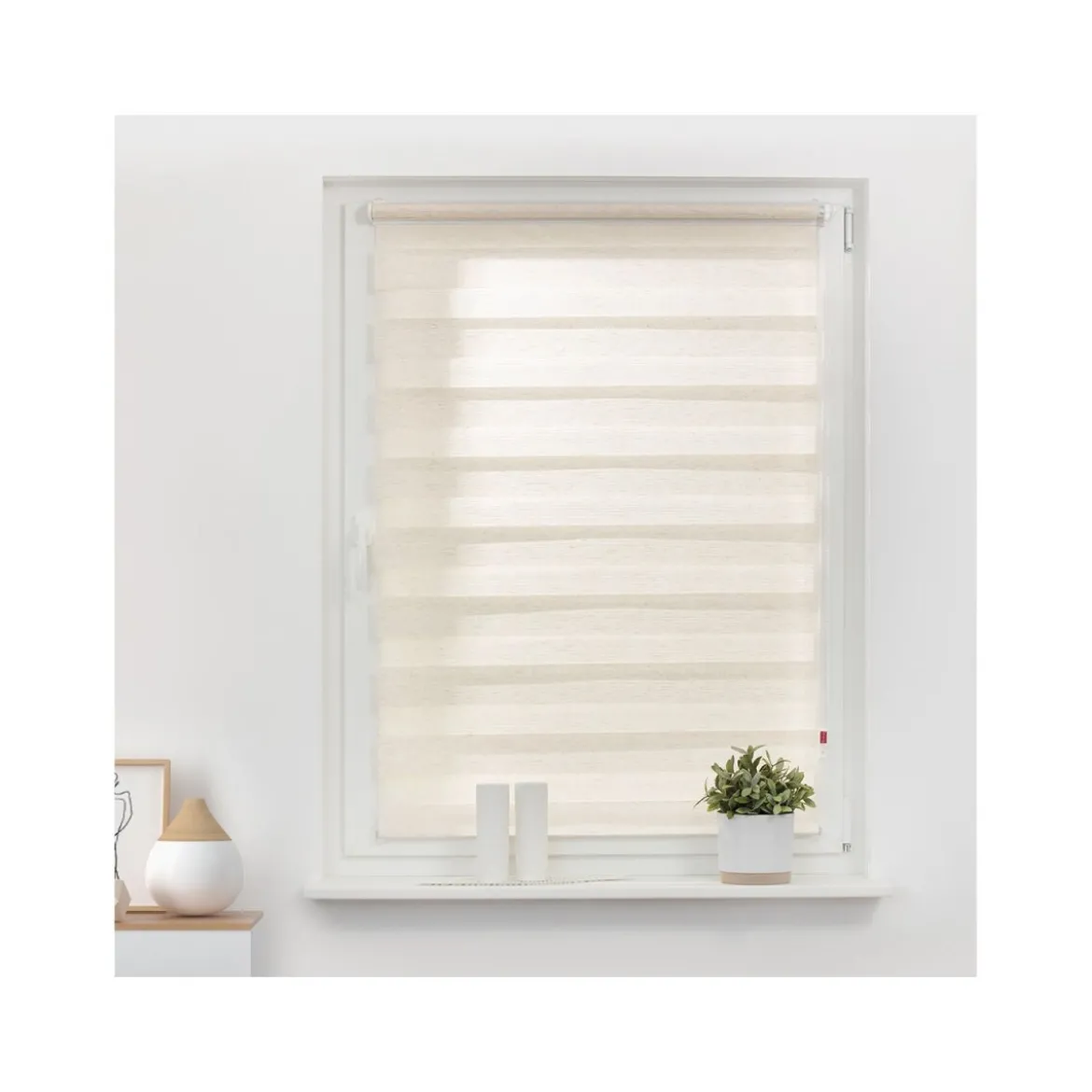 LICHTBLICK Duo Rollo Klemmfix, ohne Bohren, ab 45 x 150 cm - B-Ware