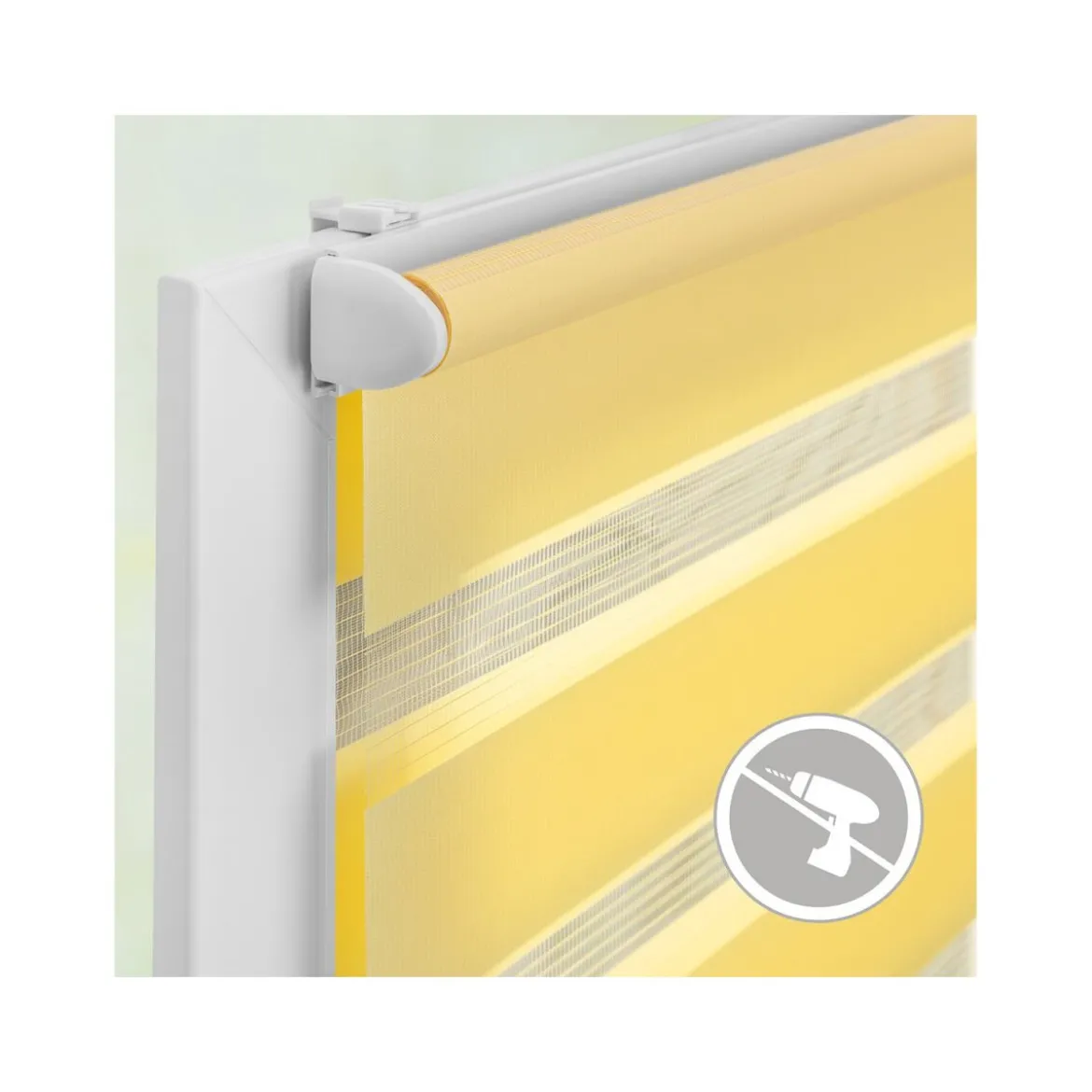 LICHTBLICK Duo Rollo Klemmfix, ohne Bohren, ab 45 x 150 cm - B-Ware