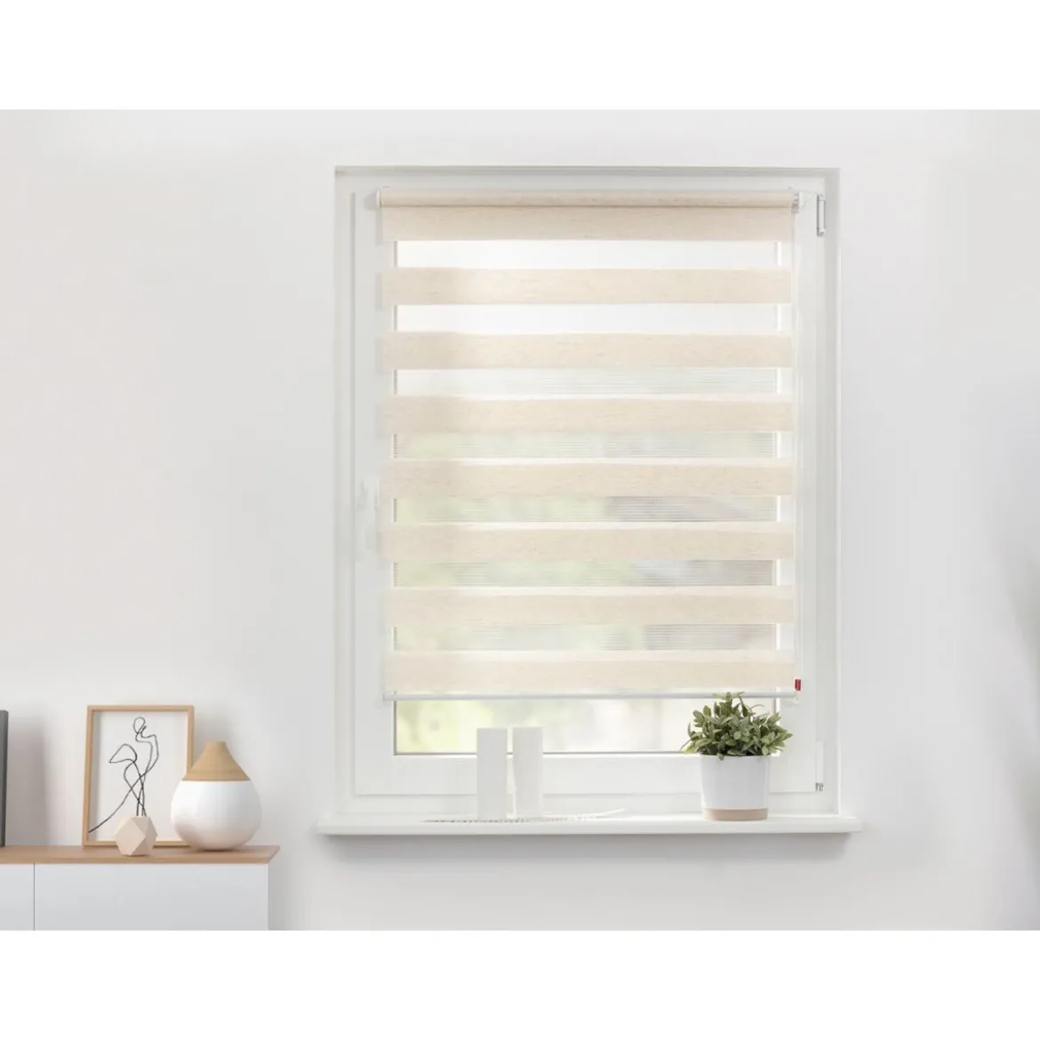 LICHTBLICK Duo Rollo Klemmfix, ohne Bohren, ab 45 x 150 cm - B-Ware