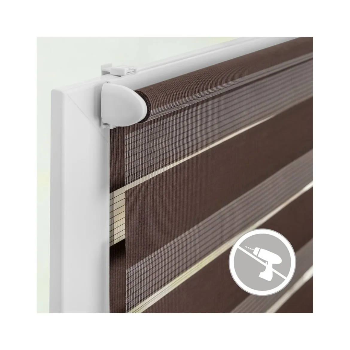 LICHTBLICK Duo Rollo Klemmfix, ohne Bohren, ab 45 x 150 cm - B-Ware