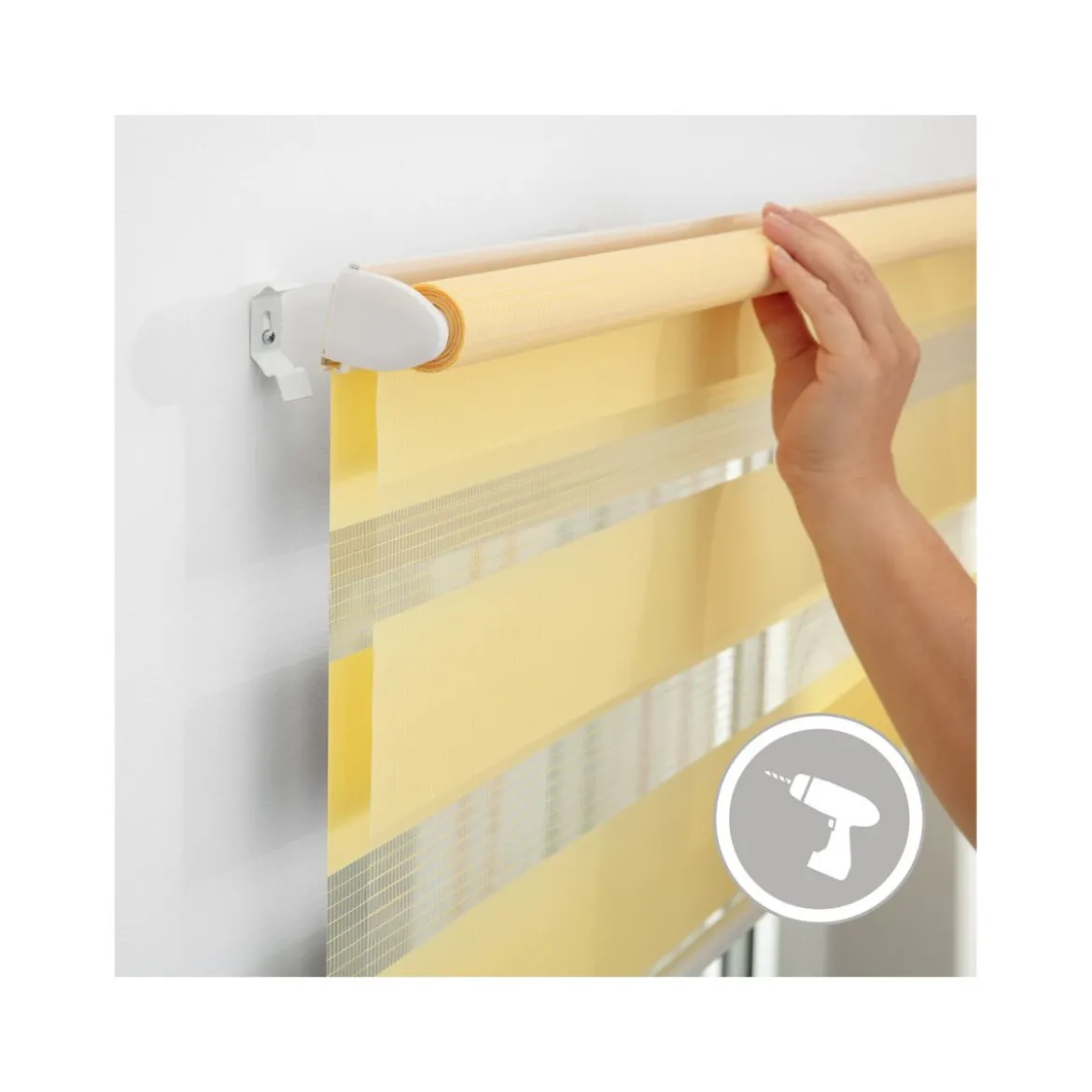 LICHTBLICK Duo Rollo Klemmfix, ohne Bohren, ab 45 x 150 cm - B-Ware