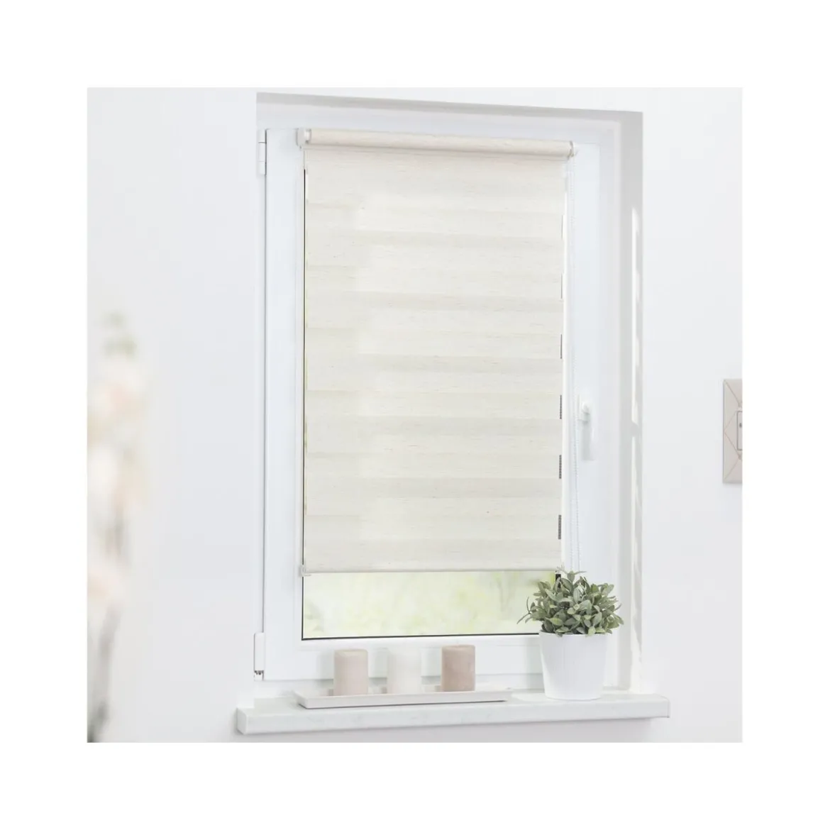 LICHTBLICK Duo Rollo Klemmfix, ohne Bohren, ab 45 x 150 cm - B-Ware