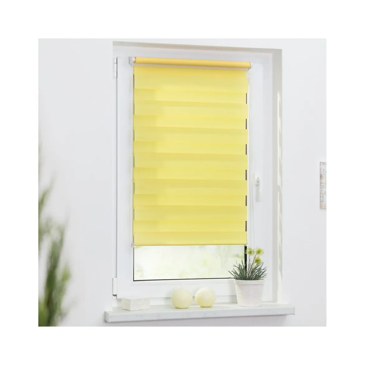 LICHTBLICK Duo Rollo Klemmfix, ohne Bohren, ab 45 x 150 cm - B-Ware