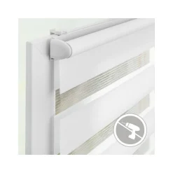 LICHTBLICK Duo Rollo Klemmfix, ohne Bohren, ab 45 x 150 cm - B-Ware