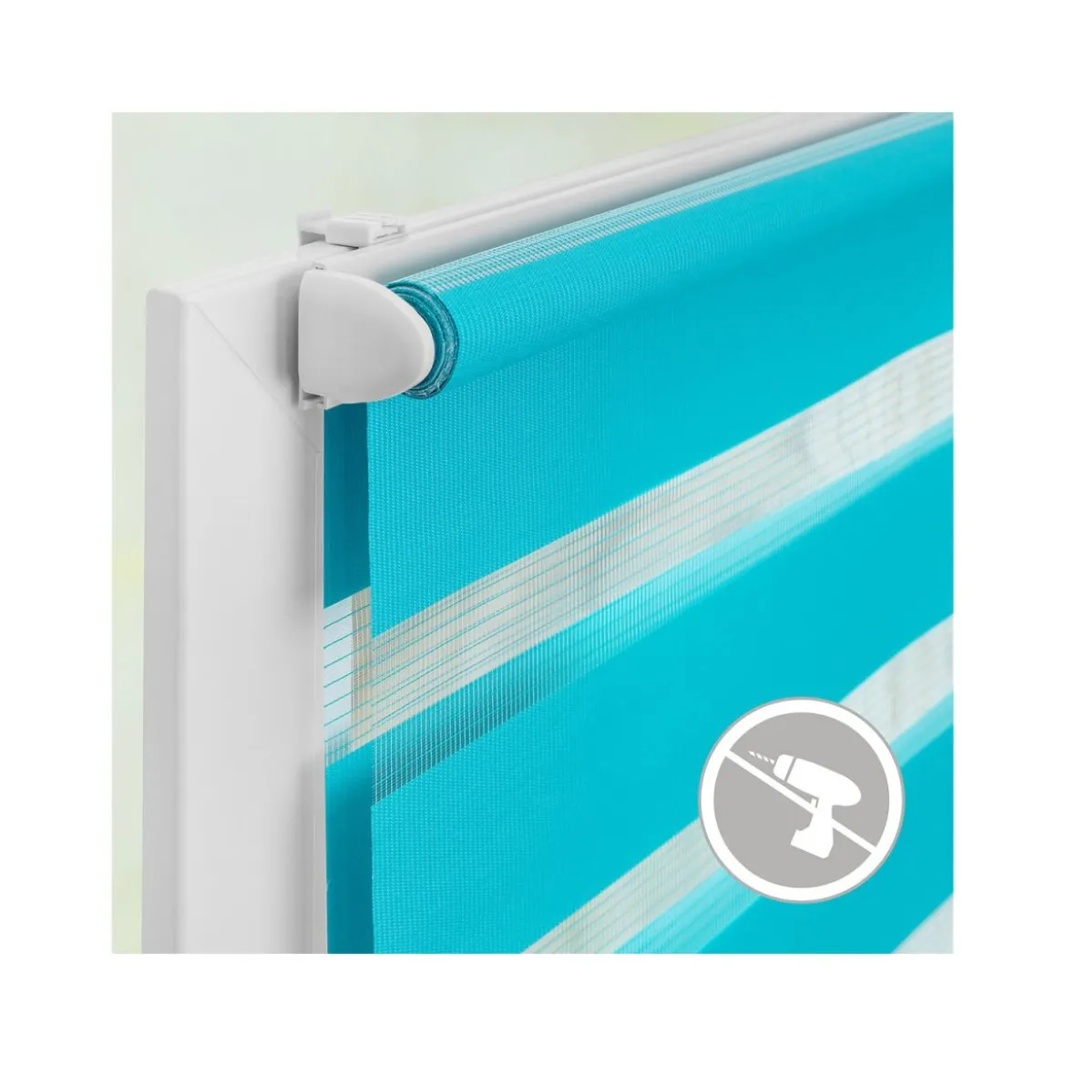 LICHTBLICK Duo Rollo Klemmfix, ohne Bohren, ab 45 x 150 cm - B-Ware