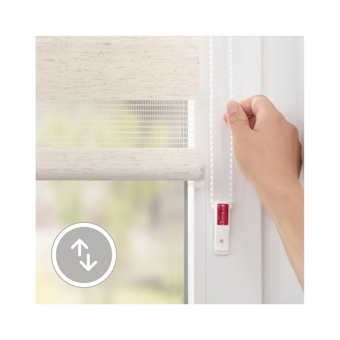 LICHTBLICK Duo Rollo Klemmfix, ohne Bohren, ab 45 x 150 cm - B-Ware