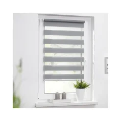 LICHTBLICK Duo Rollo Klemmfix, ohne Bohren, ab 45 x 150 cm - B-Ware